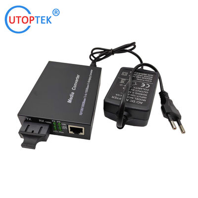 20/40/60/80/120km Ethernet Media Converter with External/Internal Power Supply