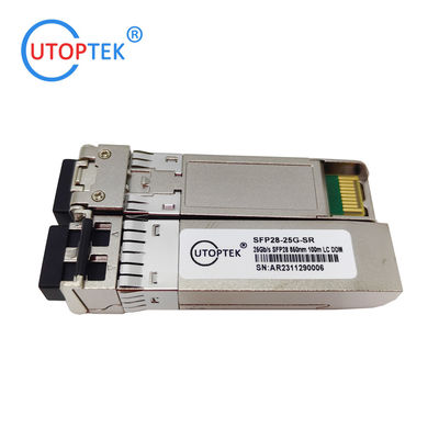 SFP28 25G SR 850nm 100m Multi mode Duplex LC Optical Transceiver Module 25g sfp module price