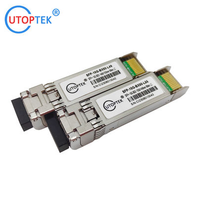 10Gb/s SFP+ WDM 80km Bidi LC 1490/1550nm SM Single LC optical transceiver module