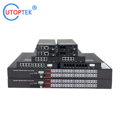 1/2/4/8/16/24/32/64Channels Telephone Optical Transceiver Voice Fiber Multiplexer Fxs/Fxo Pcm Mux