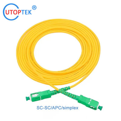 Simplex SC/FC/ST/LC fiber patch cord 0.9/2.0/3.0mm UPC/APC LSZH1m/2m/3m/5m/10m/50m patch cord cable  customized
