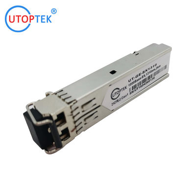 2.5Gb/s SFP Multi-mode 1310nm 2km duplex LC optical fiber Transceiver Module DDM for cisco/huawei/Aruba/HP