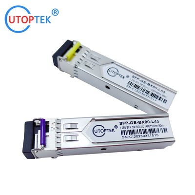 2.5Gb/s SFP  Bidi LC 80km 1490/1550nm optical fiber Transceiver Module DDM for cisco/huawei/Aruba/HP