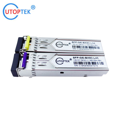 2.5Gb/s SFP  Bidi LC 80km 1490/1550nm optical fiber Transceiver Module DDM for cisco/huawei/Aruba/HP