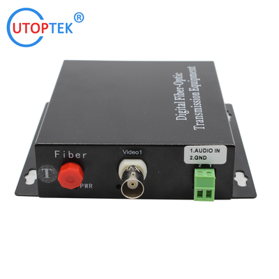 1ch 1080P BNC video,1ch Audio to Fiber FC/SC/ST 20km, HD-CVI/AHD/TVI 1080P Coaxial Video over Fiber Converter
