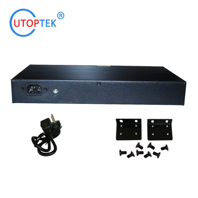 Unmanaged 24x10/100/1000M POE+2 UPlink UTP IEEE802.3af/at 30W POE Etherent switch for CCTV Network system