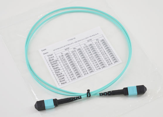 MPO/MTP to MPO/MTP male/female 12B LSZH OM4 patch cord cables customized length