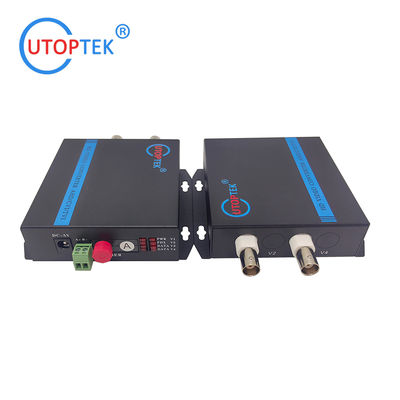 Factory OEM 2ch 1080P BNC video+1Rs485 over Fiber FC/SC 20km HD-CVI/AHD/TVI 1080P Coaxial Video over Fiber Converter