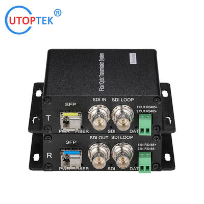 HDSDI/3G-SDI to Fiber Converter with Rs485 SDI loop out transmitter and Receiver