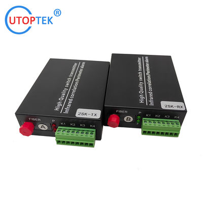 8 16 Channel Dry Contact Closure over Fiber Converter Dry contact signals to Fibre Optical Transceiver