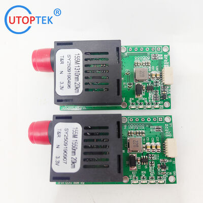 Customized 1-Channel Video + UART TTL SBUS TX RX Optical Terminal Module Drone FPV Fiber Optic Media Converter