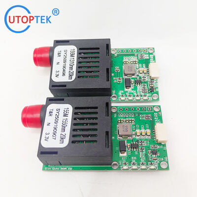 Customized 1-Channel Video + UART TTL SBUS TX RX Optical Terminal Module Drone FPV Fiber Optic Media Converter