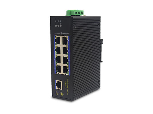 10/100M 9xRJ45 UTP port unmanaged industrial ethernet switch for IP Cameras