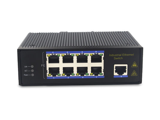 10/100M 9xRJ45 UTP port unmanaged industrial ethernet switch for IP Cameras