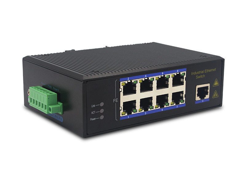 10/100M 9xRJ45 UTP port unmanaged industrial ethernet switch for IP Cameras