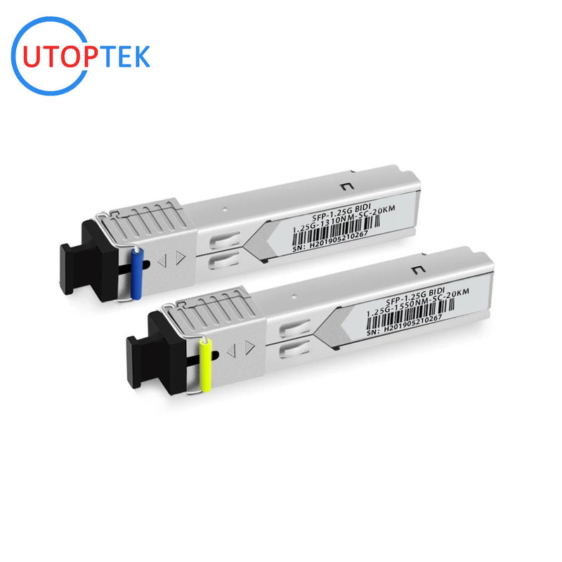 155M SFP Single SC 80km 1310/1550nm DDM optical Transceiver Module ZTE/Cisco/Huawei/HPE/Aruba/Mikrotik